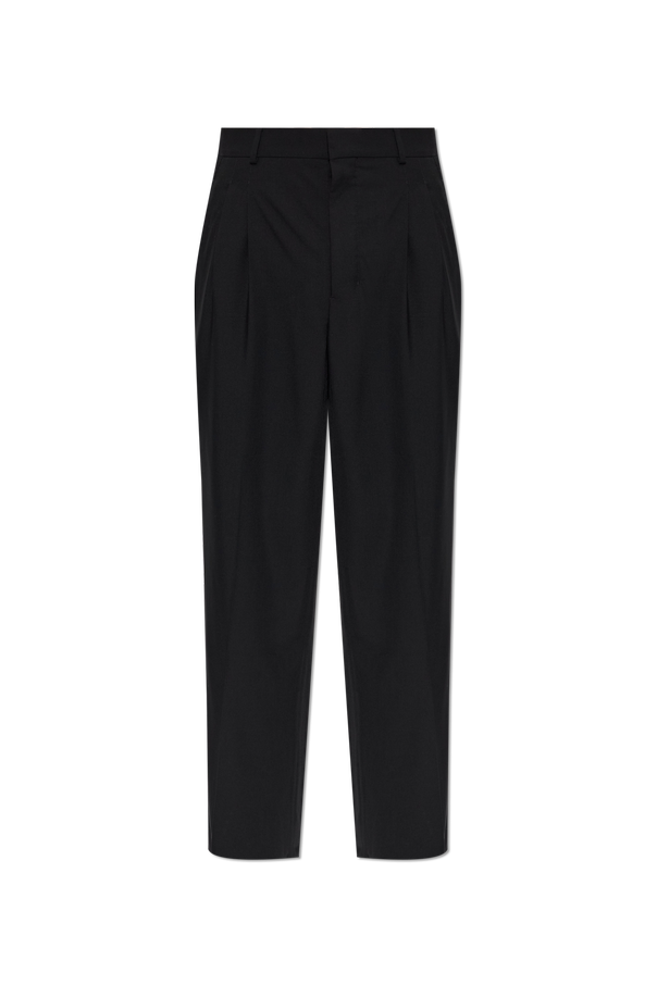 Ami Alexandre Mattiussi Pantalones de lana de corte recto