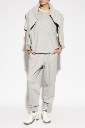 Sweatpants with embroidered logo od Ami Alexandre Mattiussi