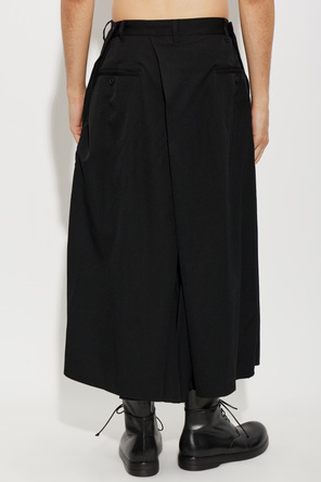 Yohji Yamamoto Wollhose mit weitem Bein