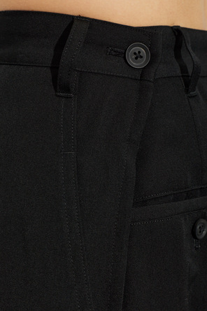 Yohji Yamamoto Wollhose mit weitem Bein