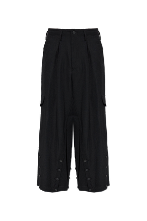Wool cargo trousers