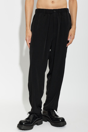 Yohji Yamamoto Spodnie z szerokimi nogawkami