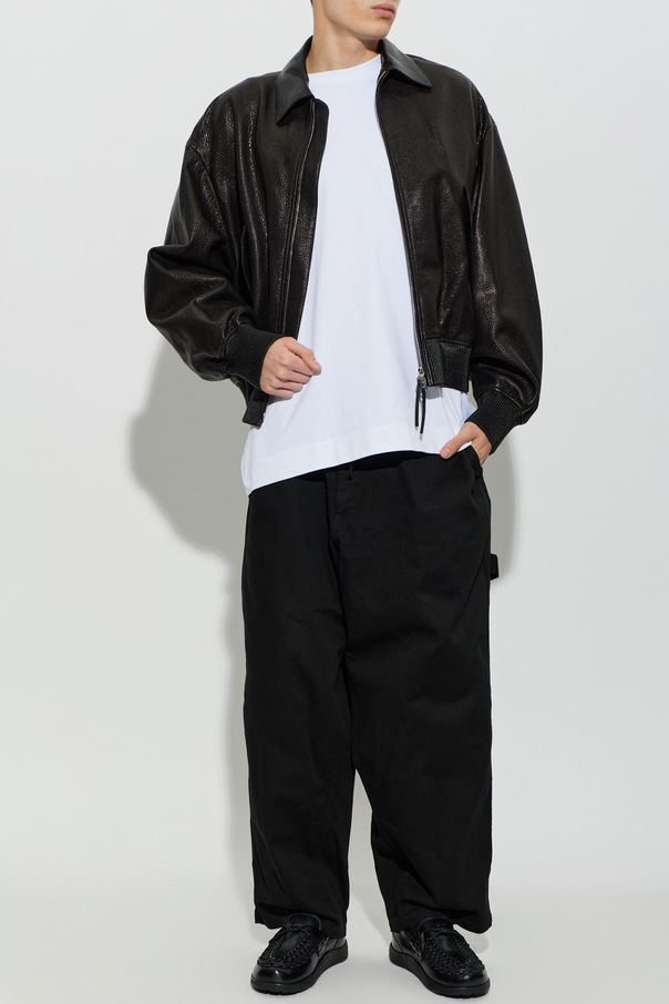 Yohji Yamamoto Cotton loose-fit trousers