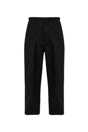 Cotton loose-fit trousers