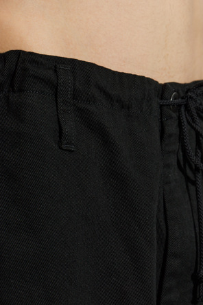 Yohji Yamamoto Cotton loose-fit trousers