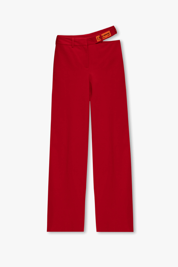 Heron Preston Trousers Sleep with cut-outs