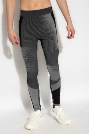 Il Gufo Distressed-Shorts mit Camouflage-Print Grün Training leggings