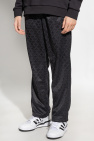 ADIDAS Originals BLACK Monogrammed sweatpants