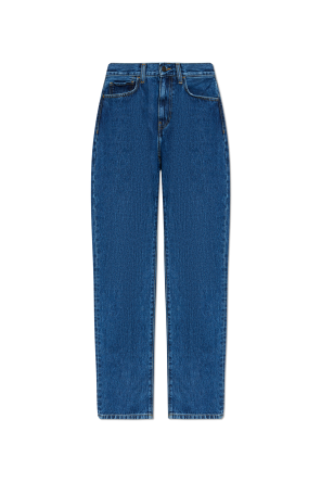 Jeans with slightly tapered legs