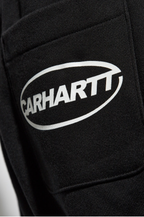 Carhartt WIP Spodnie dresowe z nadrukowanym logo