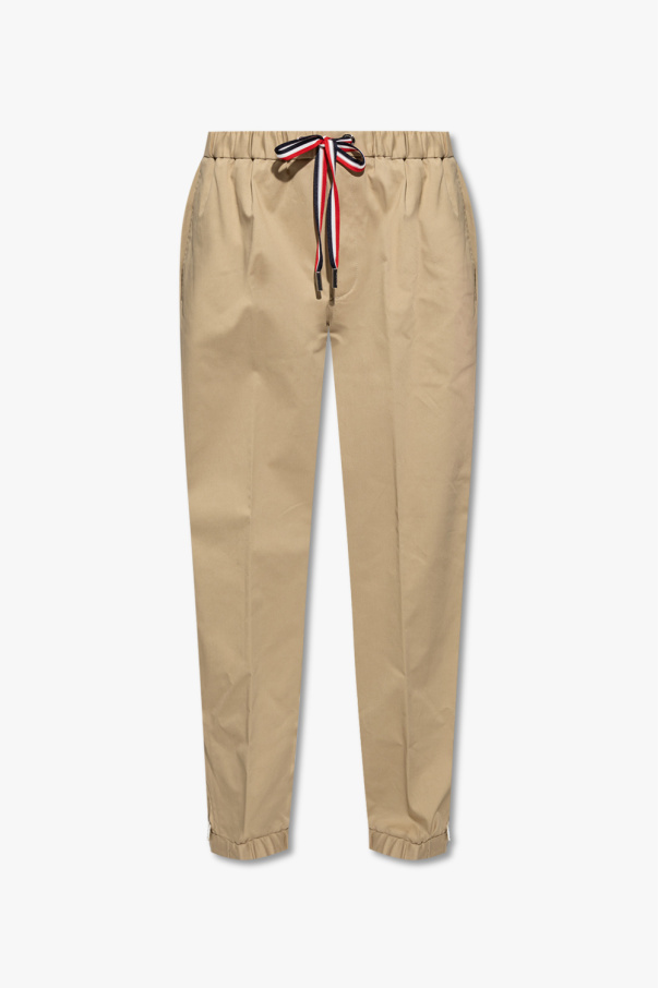 Moncler love trousers with logo