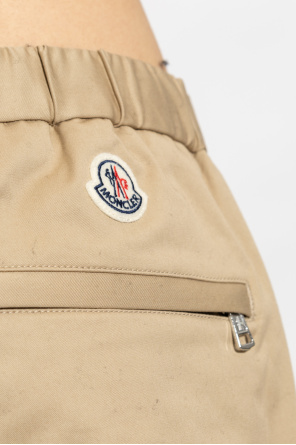 Moncler Trousers neon with logo