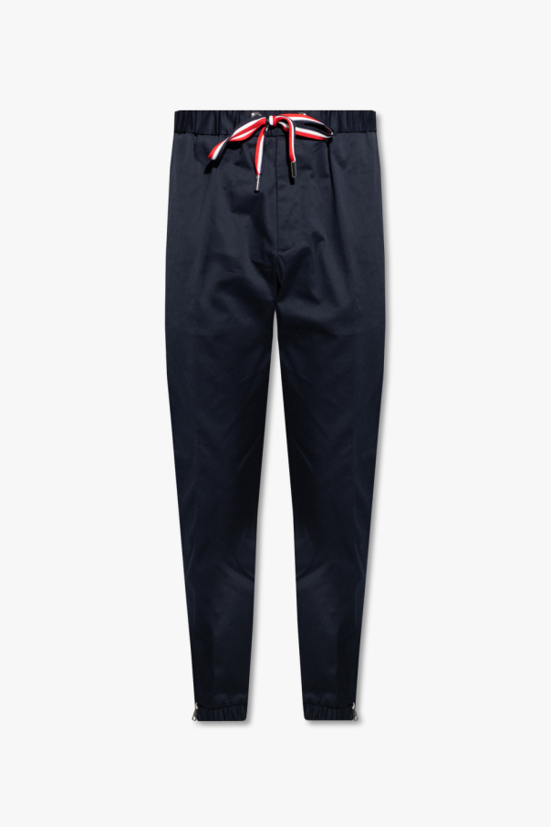 Moncler Cotton embroidery trousers