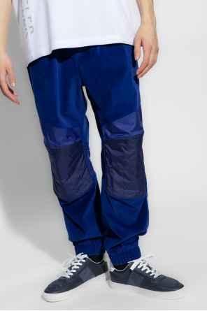 Moncler Grenoble Elastic Waist Patterned Shorts Mini Pocket Cotton