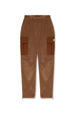 Sztruksowe spodnie typu ‘cargo’ od Moncler