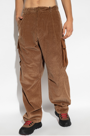 Moncler Sztruksowe spodnie typu ‘cargo’