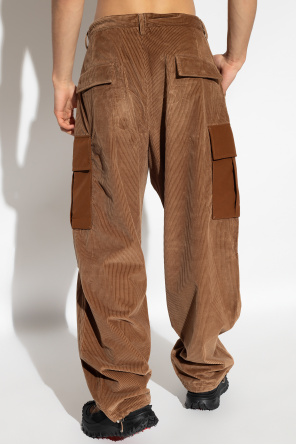 Moncler Sztruksowe spodnie typu ‘cargo’