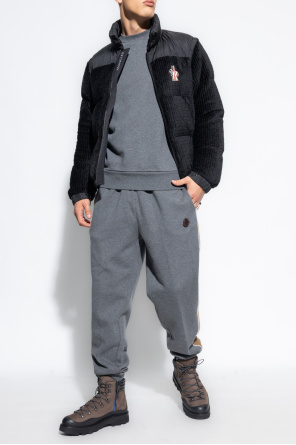 Sweatpants with logo patch od Moncler