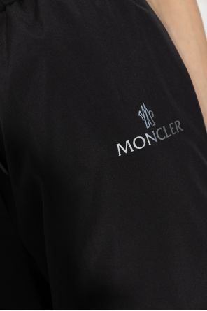 Moncler Relaxed-fitting Green trousers
