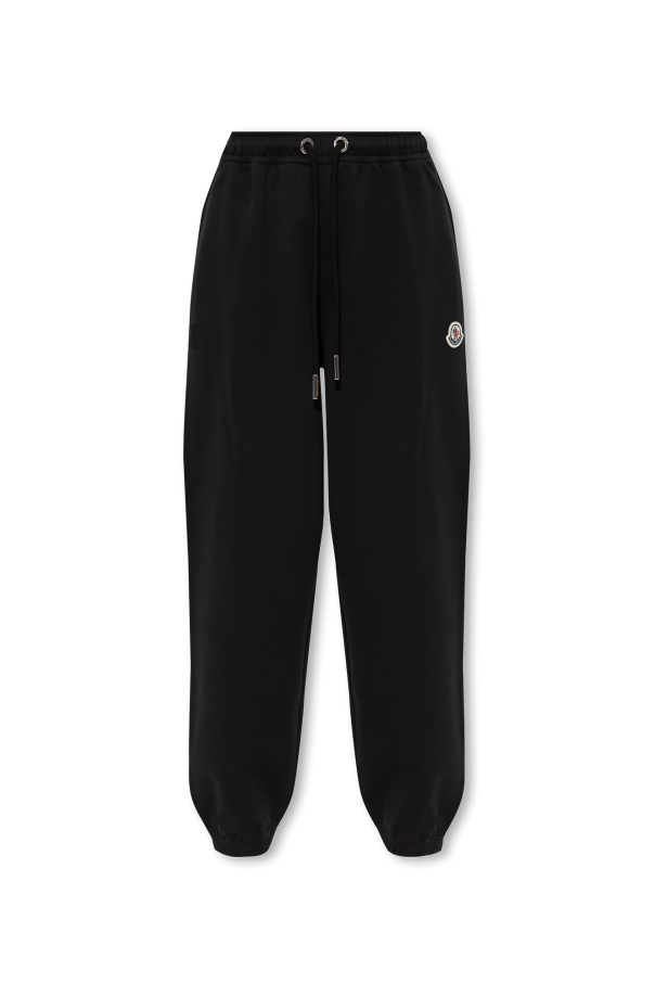 Sweatpants with logo patch od Moncler