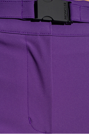 Moncler Grenoble washed-effect shorts-set Blau