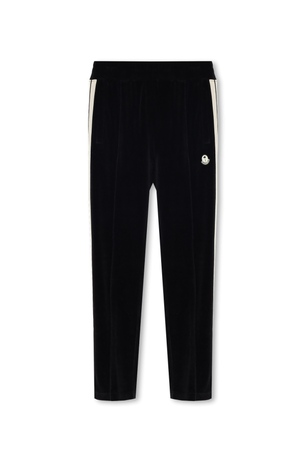 Moncler Genius 8 ganni leather tapered fit trousers item
