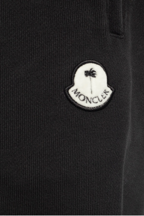 Moncler Genius 8 Mastermind World embroidered logo drawstring-waist shorts