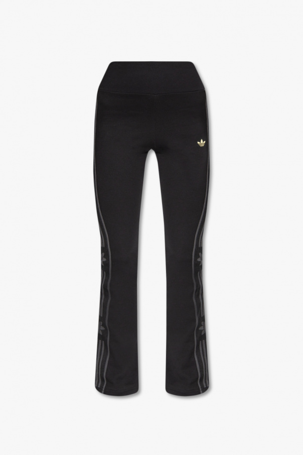 adidas Originals ESSENTIALS FLARED - Leggings - Trousers - black 
