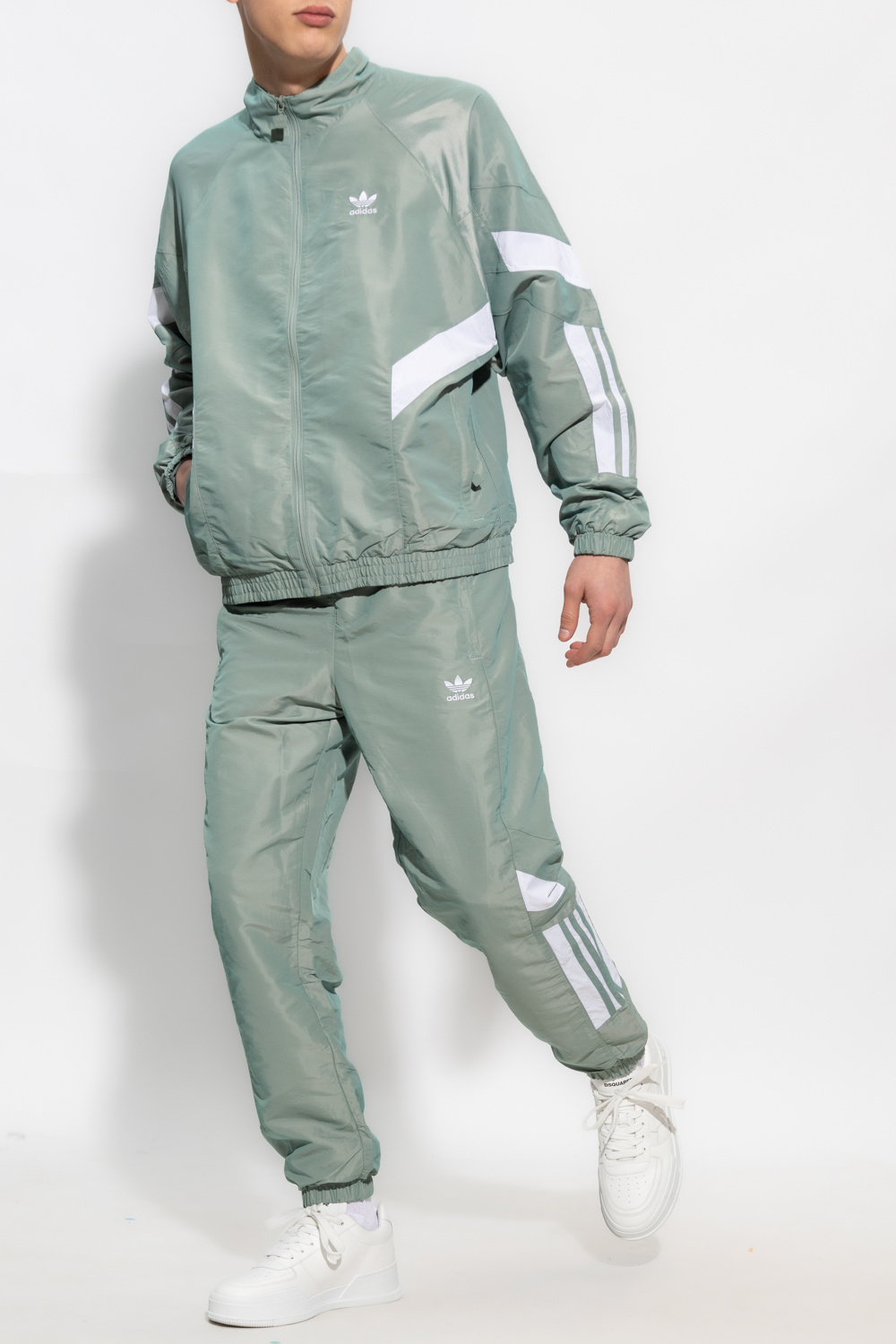 Green sweatpants 'Adicolor Classics Cutline' | ADIDAS ORIGINALS