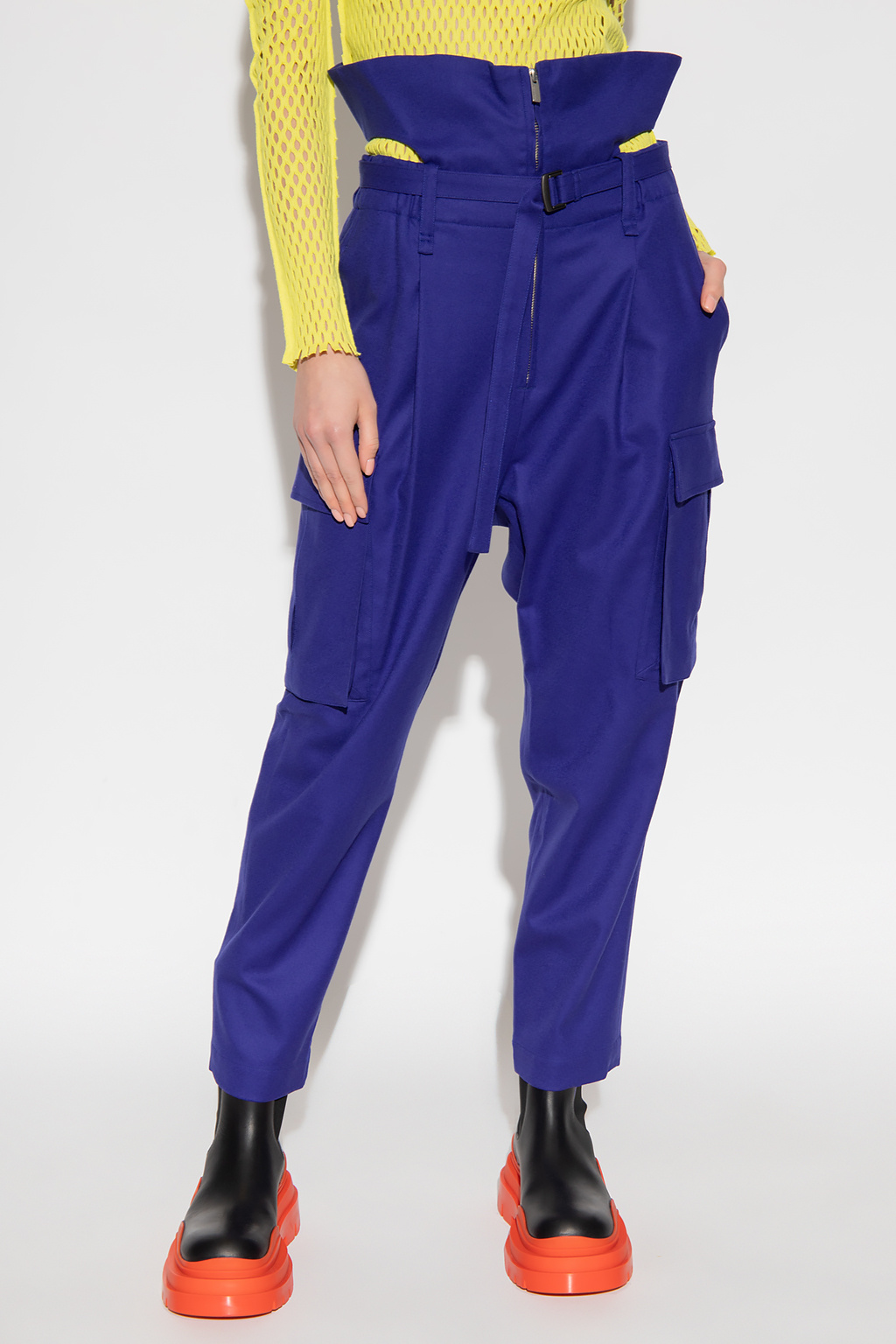 Issey Miyake Pleats Please High-rise trousers