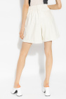 Issey Miyake Faux leather shorts