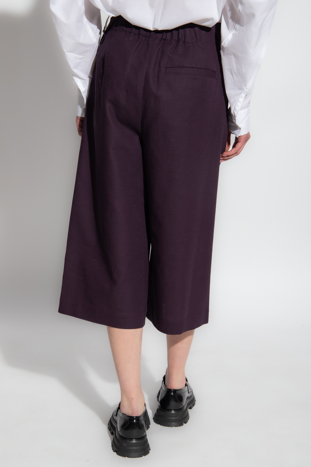 Issey Miyake Belted wide trousers