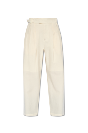 High-waisted trousers