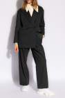 Issey Miyake BLACK High-waisted trousers