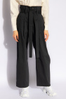 Issey Miyake BLACK High-waisted trousers