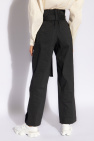 Issey Miyake BLACK High-waisted trousers