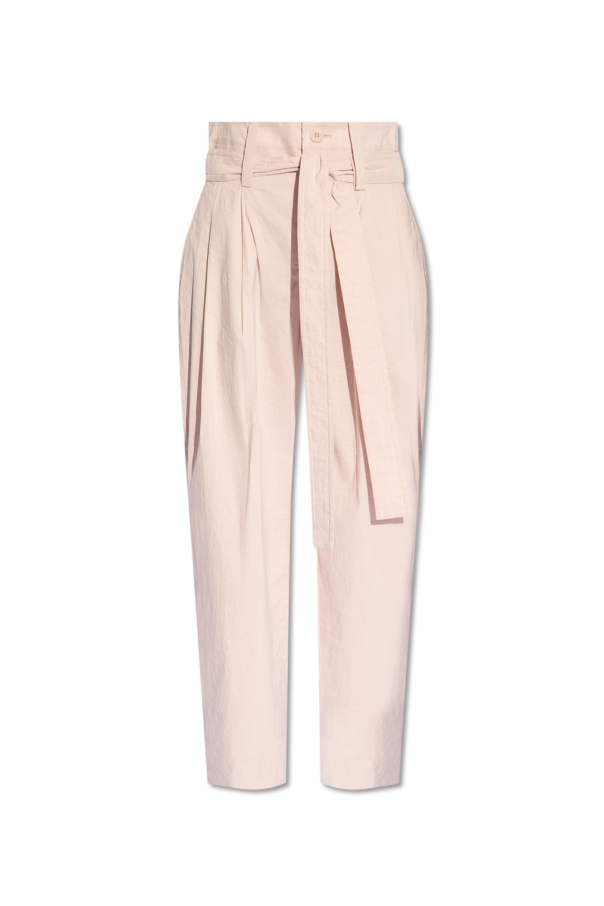 High-waisted trousers od Issey Miyake