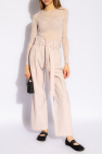 Issey Miyake PINK High-waisted trousers