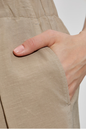 Issey Miyake Spodnie z zaszewkami