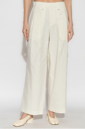 Issey Miyake Spodnie z zaszewkami