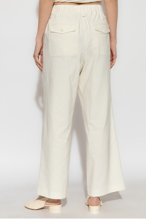 Issey Miyake Spodnie z zaszewkami