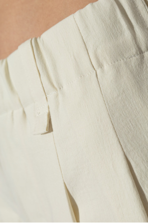 Issey Miyake Spodnie z zaszewkami