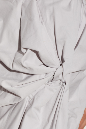 Issey Miyake Asymmetric skirt with draping