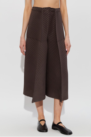 Issey Miyake Plisowane spodnie