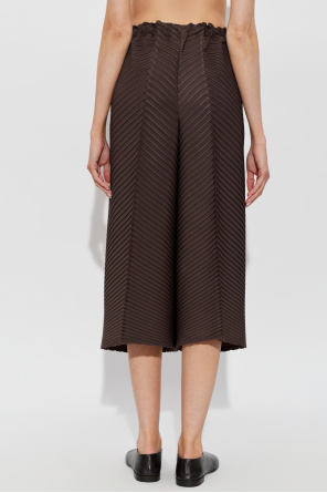 Issey Miyake Plisowane spodnie