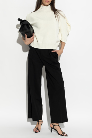 Spodnie z szerokimi nogawkami od Issey Miyake