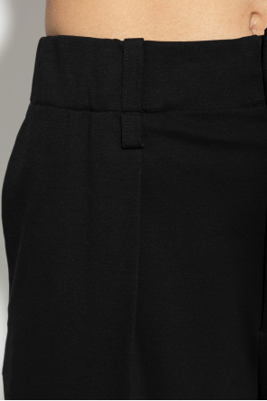 Issey Miyake Spodnie z szerokimi nogawkami