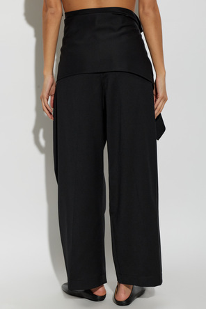 Issey Miyake Hose mit Falte