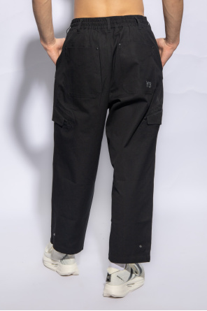 Y-3 Yohji Yamamoto Cotton cargo trousers