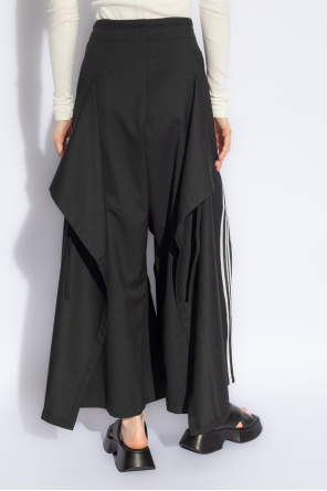 Y-3 Yohji Yamamoto Gelb trousers with wide legs